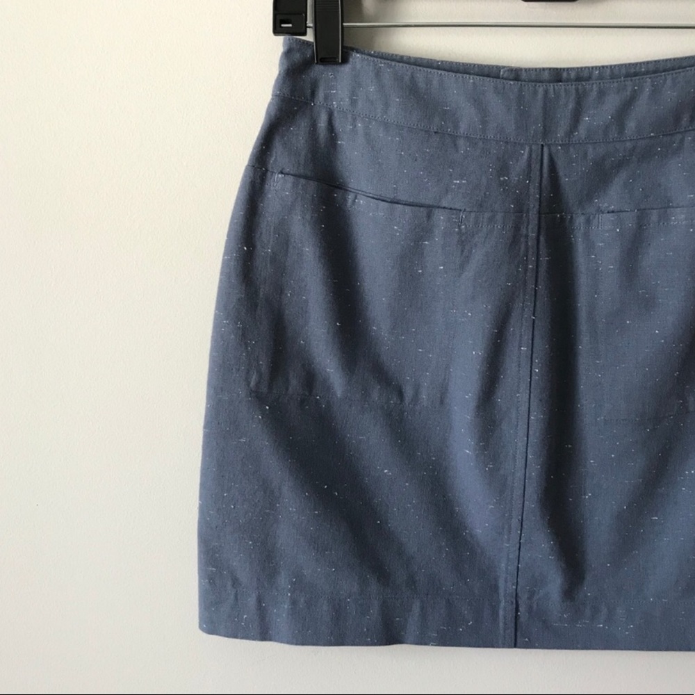 KATE SPADE SATURDAY Linen Blend Skirt - Picture 3 of 5